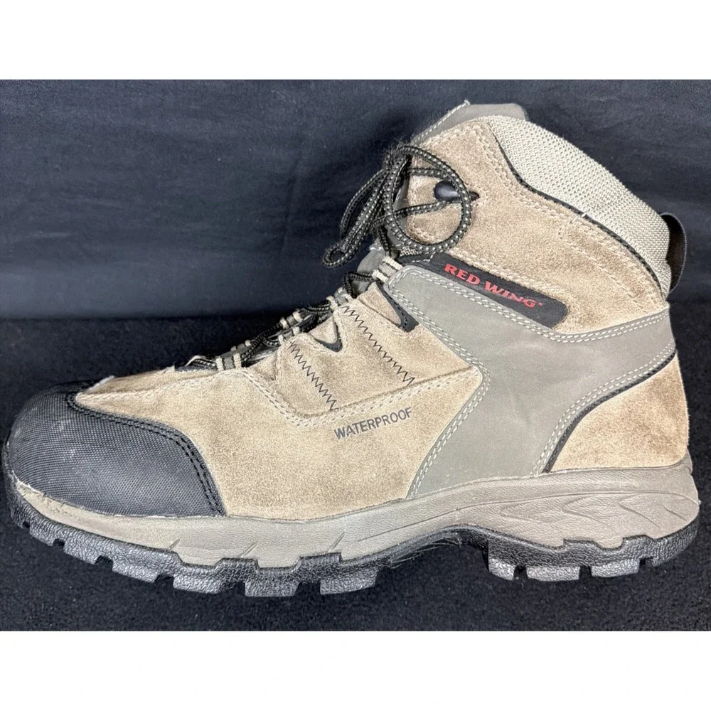 Red Wing 8670 Waterproof Hiking Boots Men's 13 EE Suede Leather Trail Brown